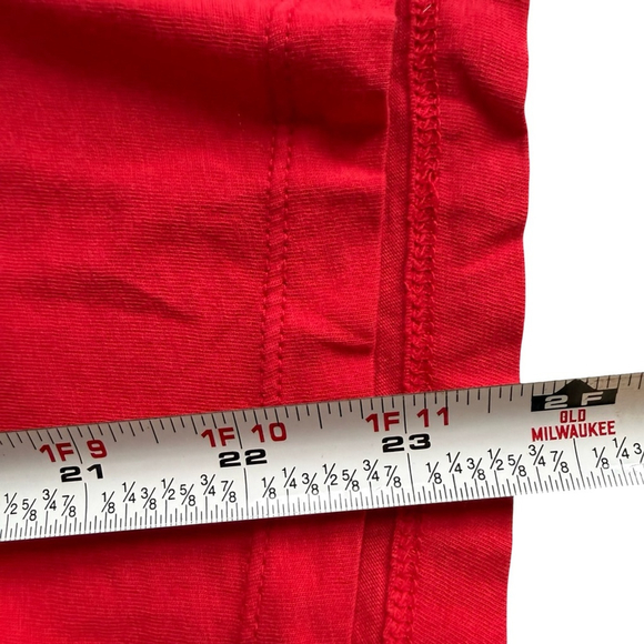 La Senza Red Ruffle Y2K Festival Sleeveless Tank Top Size M Casual Lounge - Picture 7 of 11